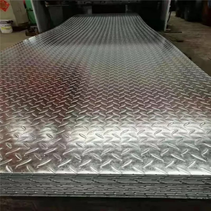 DX51D Galvanized steel checkered plate